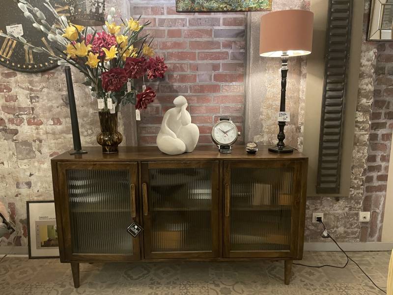 Achat d'un grand Buffet Vintage en bois de manguier
