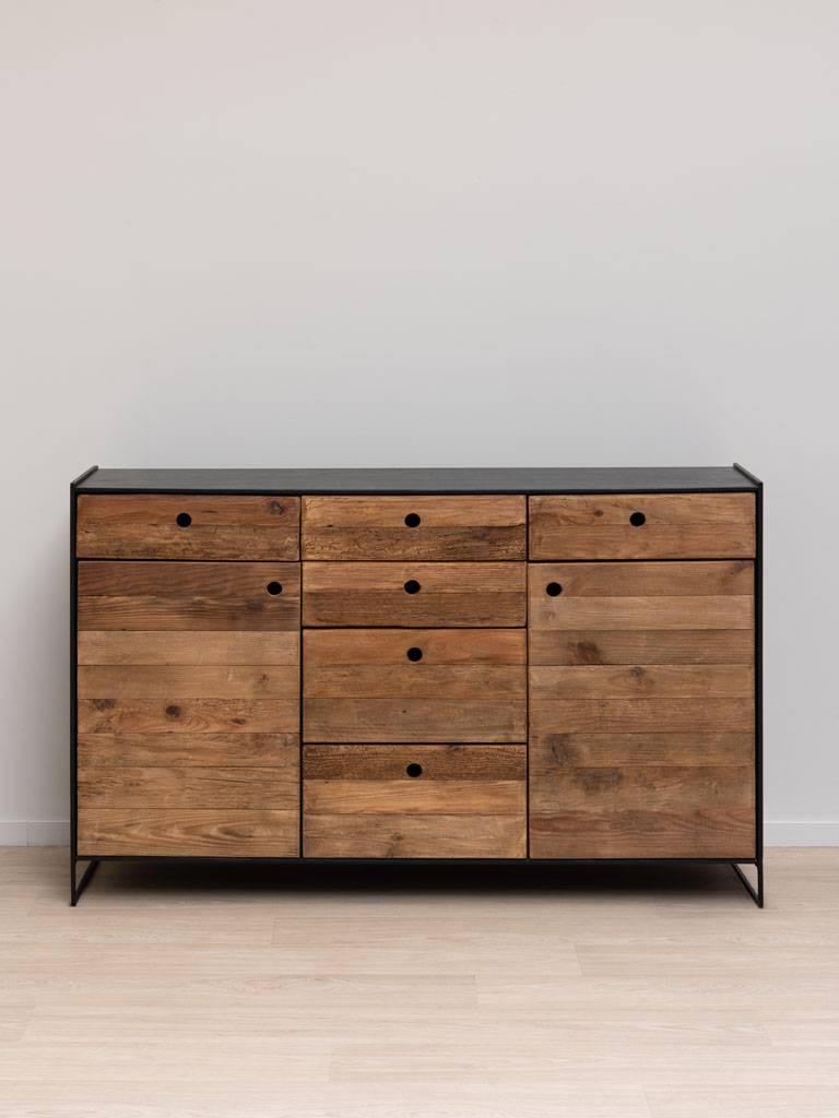 Vente Buffet en Vieux Pin avec 6 Tiroirs sur Toulon proche la Valette var